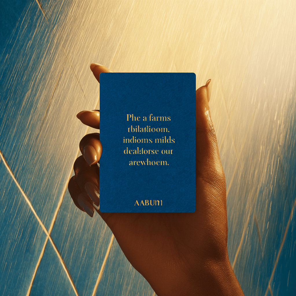 FORGIVENESS – Shower Affirmation Deck - Abbas Affirmations