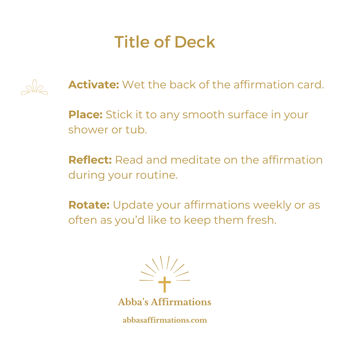 Freedom - Abbas Affirmations